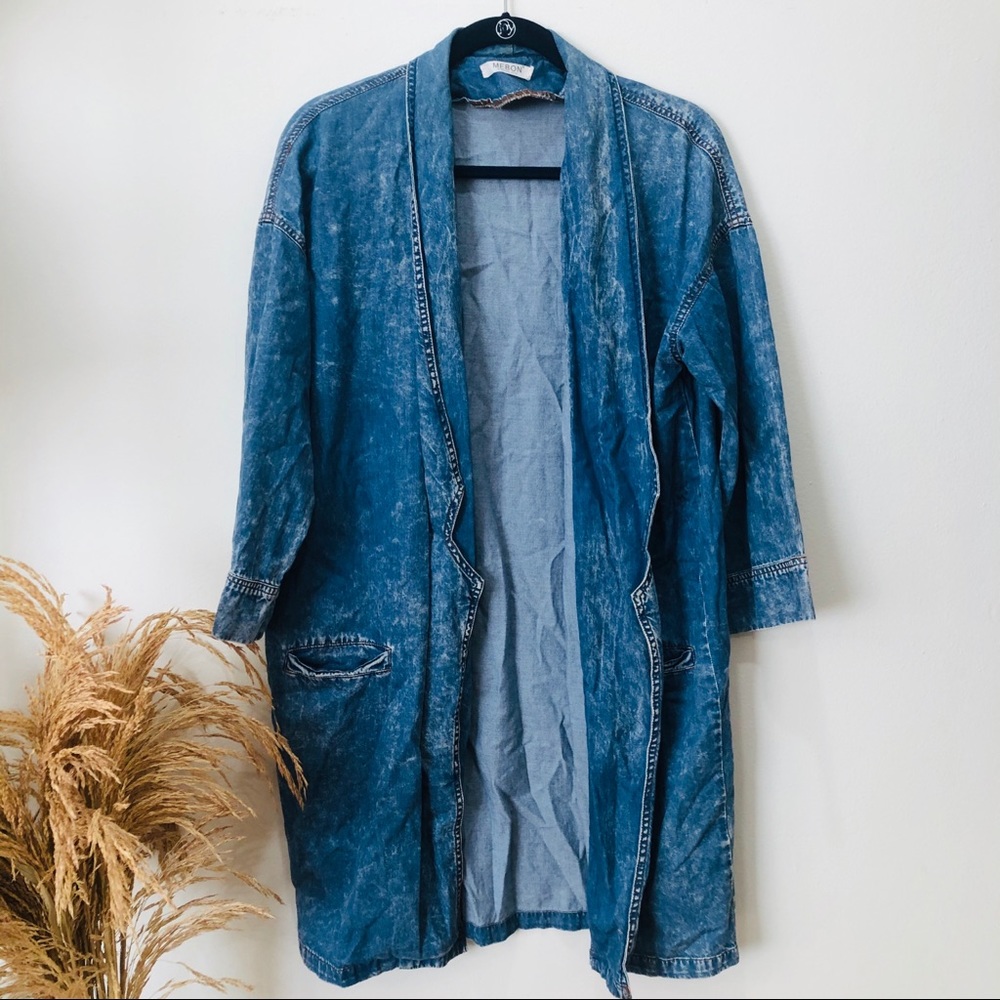Mebon distressed cotton jacket